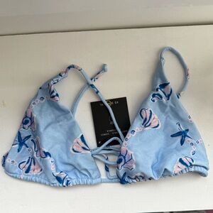 Skatie aquamarine bikini top